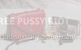 red and black leather handbag