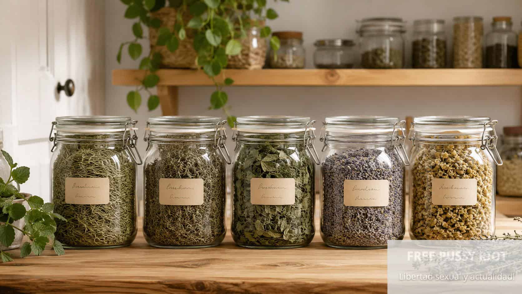 Cómo conservar plantas aromáticas secas sin perder su olor